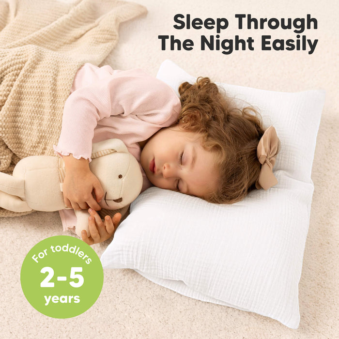 Toddler pillowcase designed for children ages 2 to 5 years.