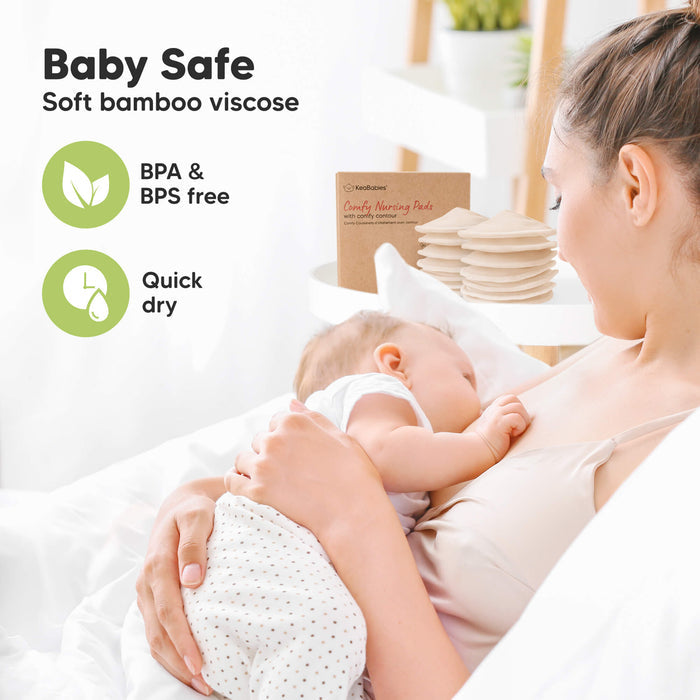 Baby Safe, Soft bamboo viscose, BPA& BPS free, Quick dry