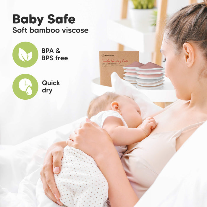 Baby Safe, Soft bamboo viscose, BPA& BPS free, Quick dry