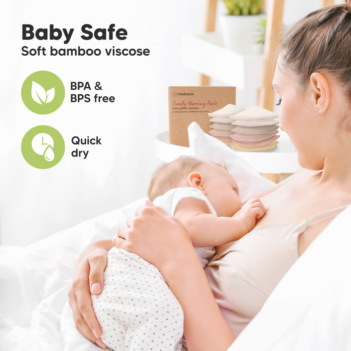 Baby Safe, Soft bamboo viscose, BPA& BPS free, Quick dry