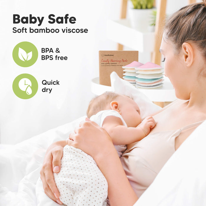 Baby Safe - Soft bamboo viscose
BPA & BPS free, Quick dry