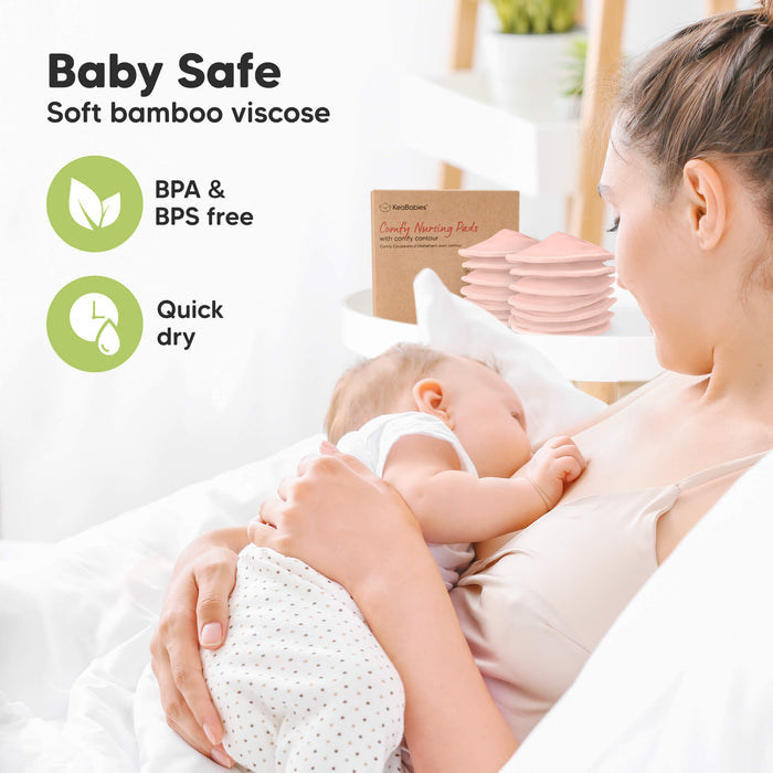 Baby Safe, Soft bamboo viscose, BPA& BPS free, Quick dry
