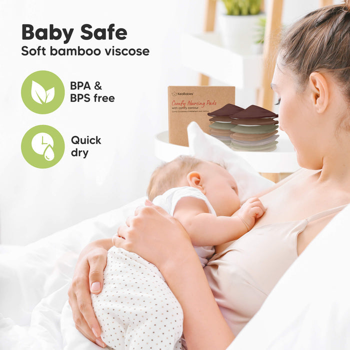 Baby Safe, Soft bamboo viscose, BPA& BPS free, Quick dry