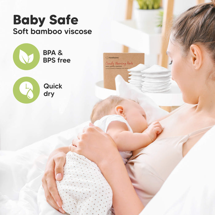 Baby Safe, Soft bamboo viscose, BPA& BPS free, Quick dry
