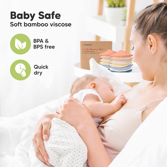 Baby Safe, Soft bamboo viscose, BPA& BPS free, Quick dry