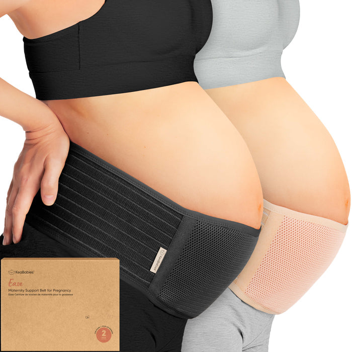Ease maternity support belt for pregnancy, available in a 2-pack.