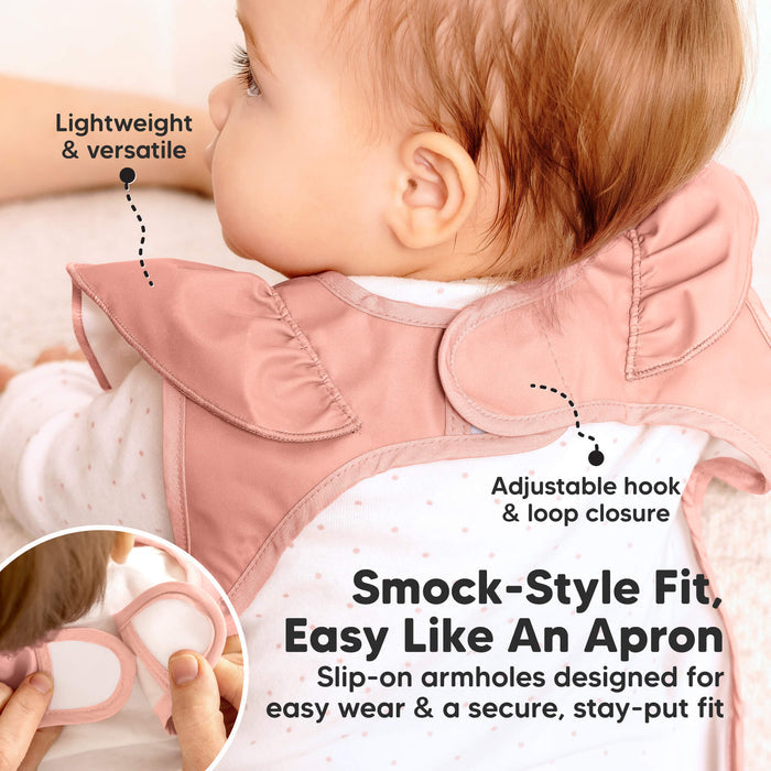 Smock-Style Fit, Easy Like An Apron
Slip-on armholes designed for easy wear & a secure, stay-put fit
Lightweight & versatile
Adjustable hook & loop closure