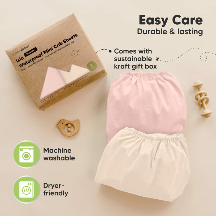Easy care, durable and lasting, machine washable, dryer-friendly, and comes with a sustainable kraft gift box.