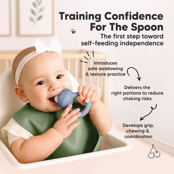 Training confidence for self-feeding by introducing safe swallowing, texture practice, and grip coordination.