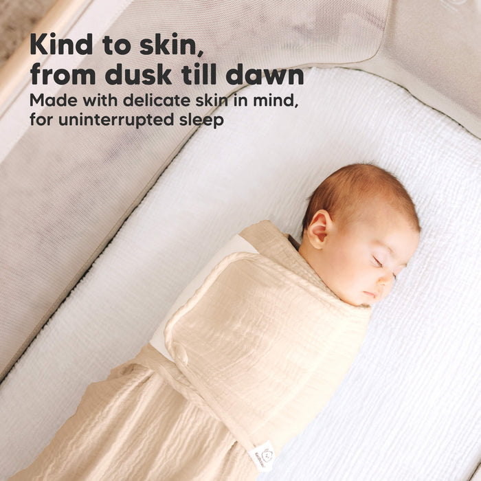 Kind to skin, from dusk till dawn - Made with delicate skin in mind, for uninterrupted sleep