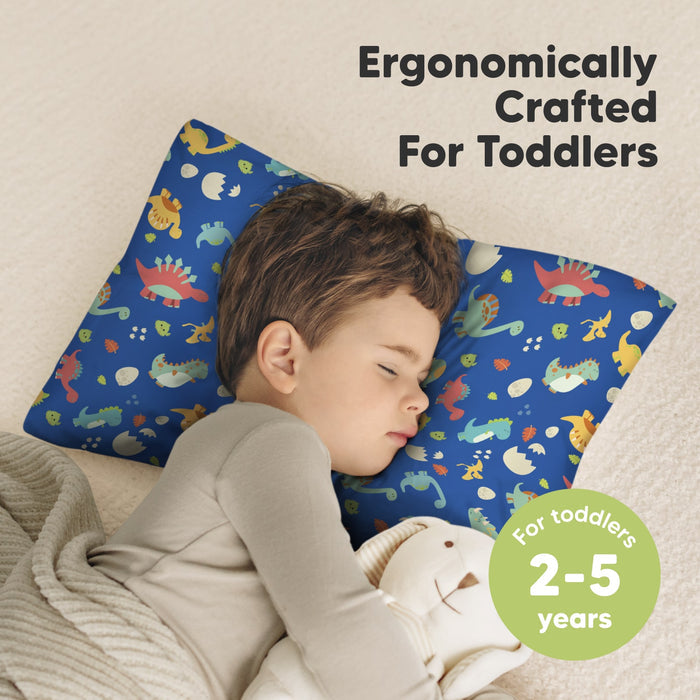 Ergonomically crafted for toddlers, this dreamy pillow provides the ideal support and comfort for ages 2–5.