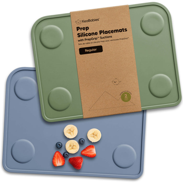2-Pack Prep Silicone Placemats