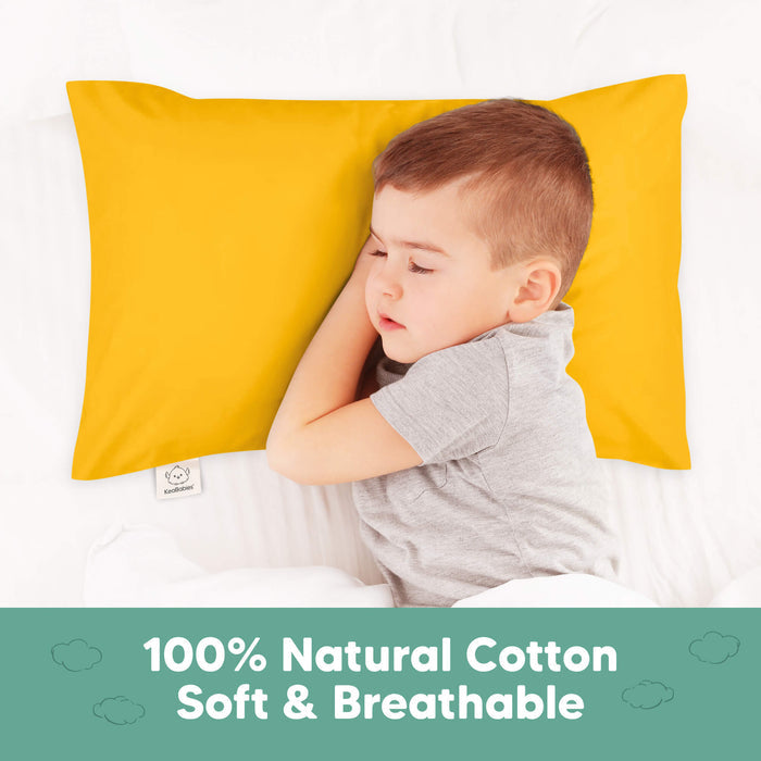 100% natural cotton pillowcase that is soft, breathable, and gentle for sleep.
