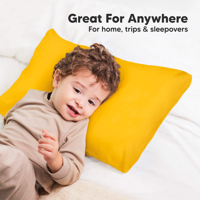 Great for anywhere pillowcase is ideal for home use, trips, and sleepovers.