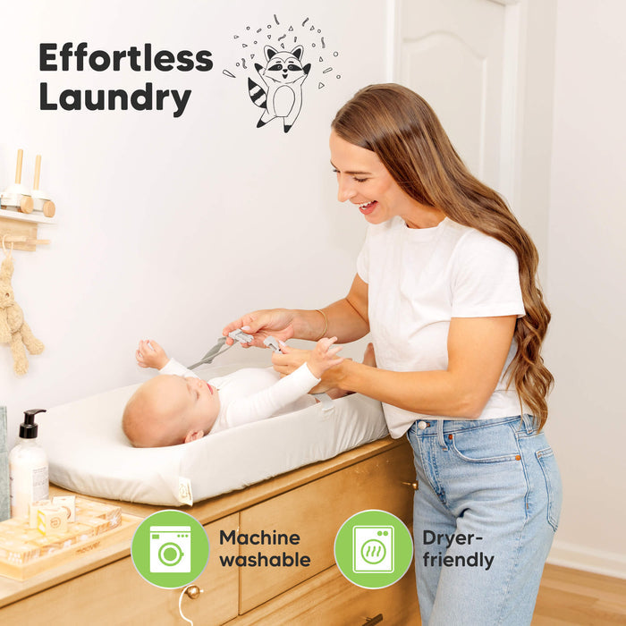 Effortless laundry - machine washable and dryer-friendly
