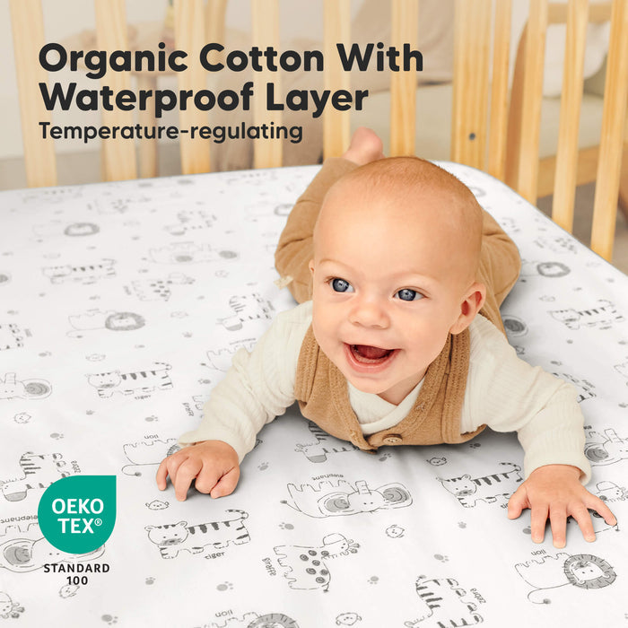 Organic Cotton With Waterproof Layer, Temperature-regulating, OEKO TEX STANDARD 100