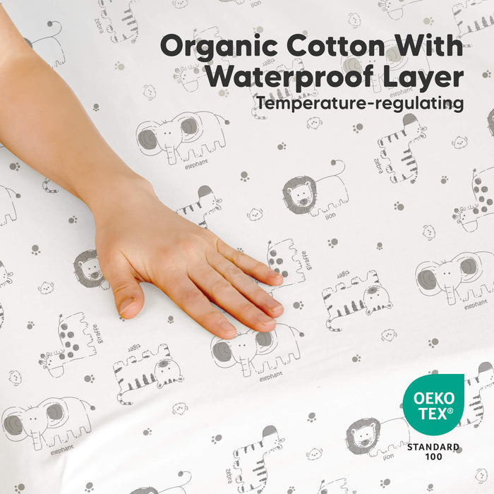 Organic Cotton With Waterproof Layer, Temperature-regulating, OEKO-TEX STANDARD 100