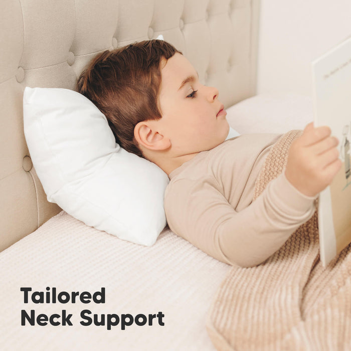 Tailored to provide proper neck support.