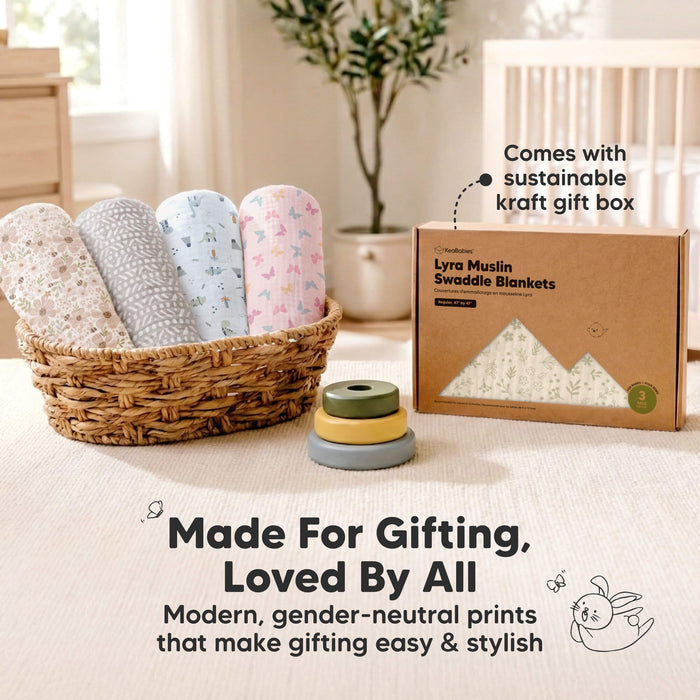 Made For Gifting, Loved By All
Modern, gender-neutral prints that make gifting easy & stylish. Comes with sustainable kraft gift box.