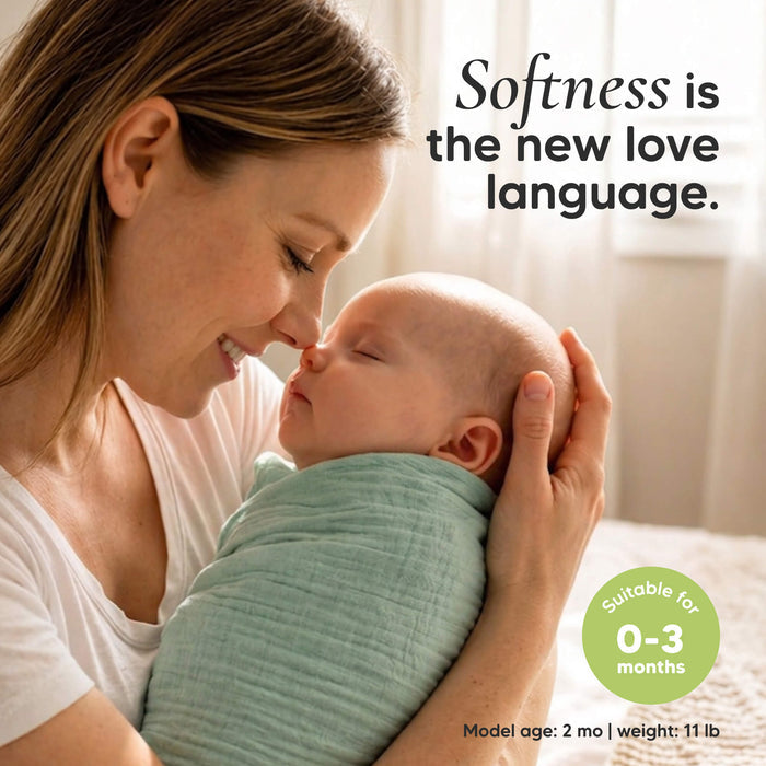 Softness is the new love language - Suitable for 0-3 months