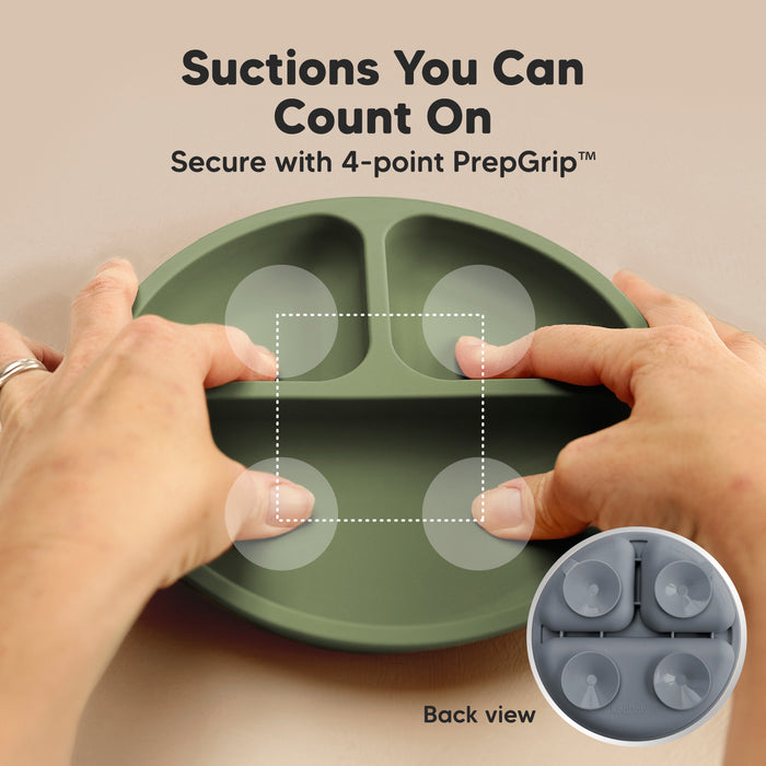 Suctions You Can Count On, secure with 4-point PrepGrip™, back view shown.