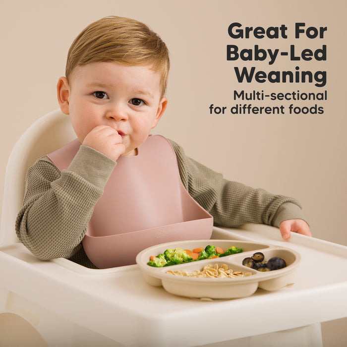 Great For Baby-Led Weaning, multi-sectional for scooping foods.