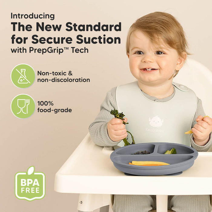 Introducing The New Standard For Secure Suction with PrepGrip™ Tech, non-toxic and non-discoloration, 100% food-grade, BPA-free.