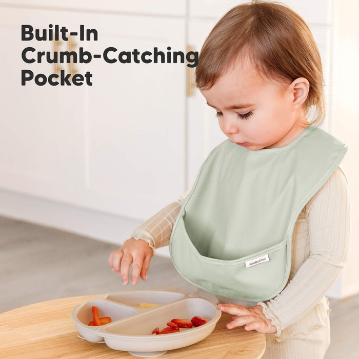 Built-In Crumb-Catching Pocket