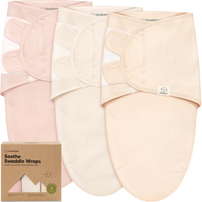 3-Pack Soothe Swaddle Wraps