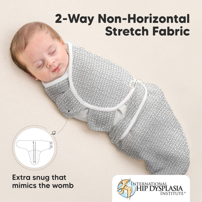 2-Way Non-Horizontal Stretch Fabric
Extra snug that mimics the womb
International Hip Dysplasia Institute