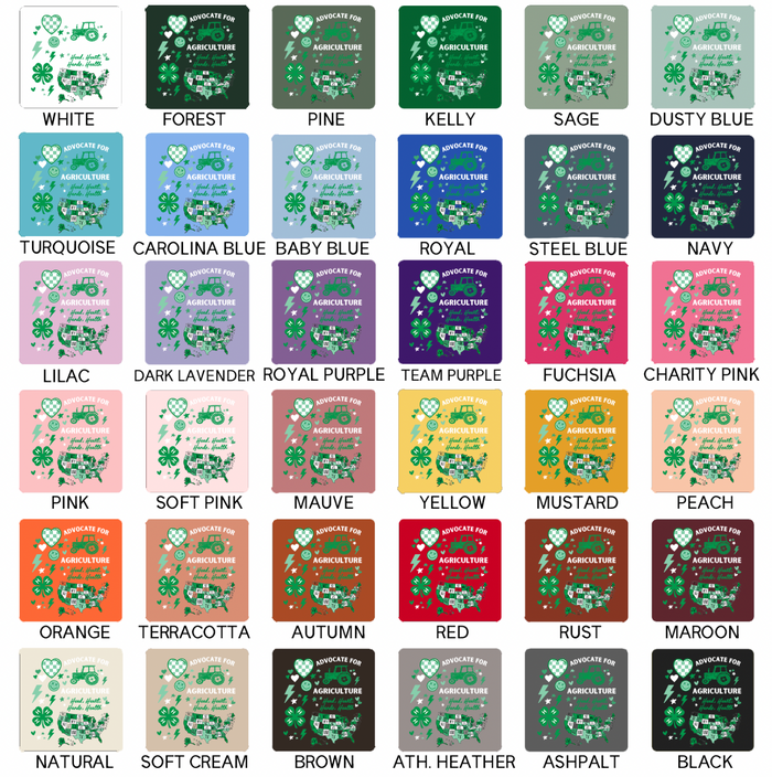 4-H Patchwork- Bella Canvas T-Shirt