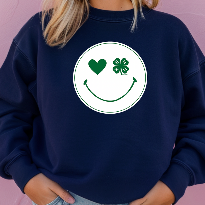 4-H Smiley– Crewneck