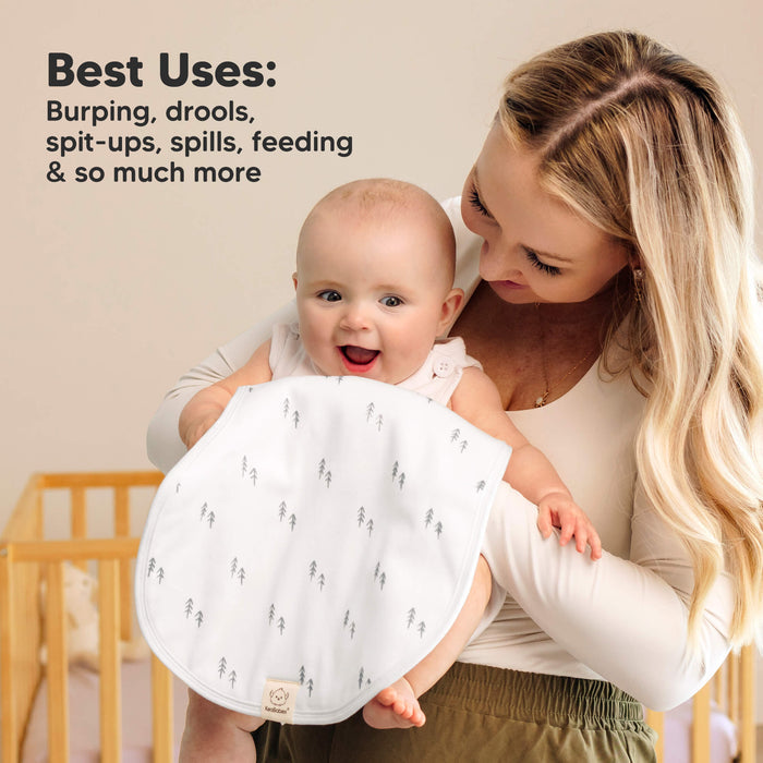 Best Uses: 
Burping, drools, spit-ups, spills, feeding 
& so much more