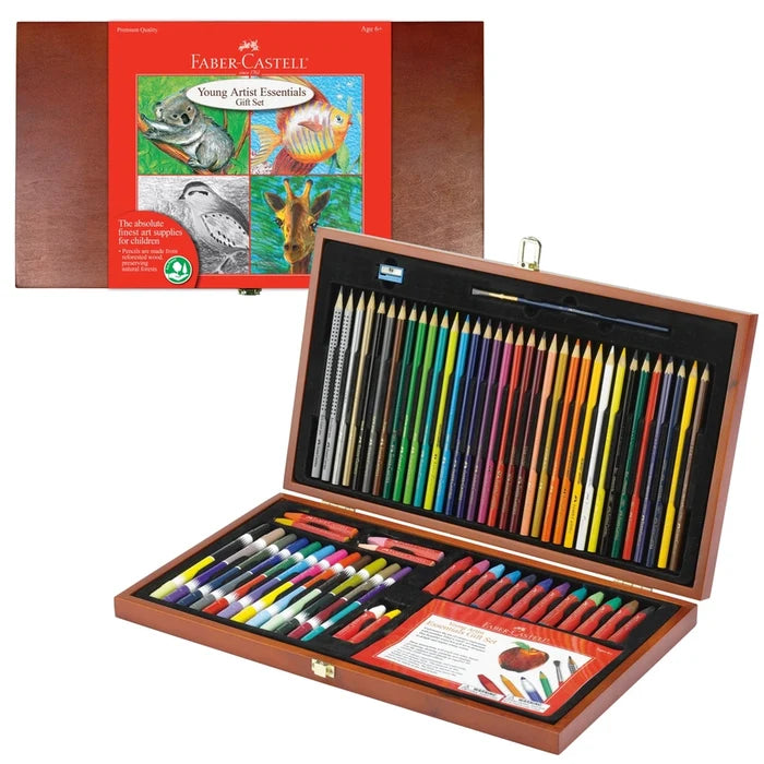 64- Piece Young Artist Essentials Art Set Gift Set