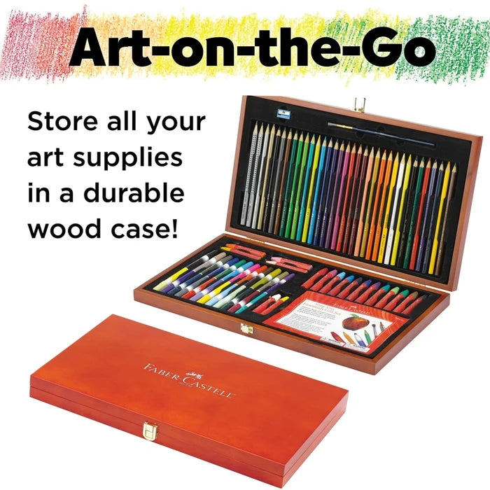 64- Piece Young Artist Essentials Art Set Gift Set