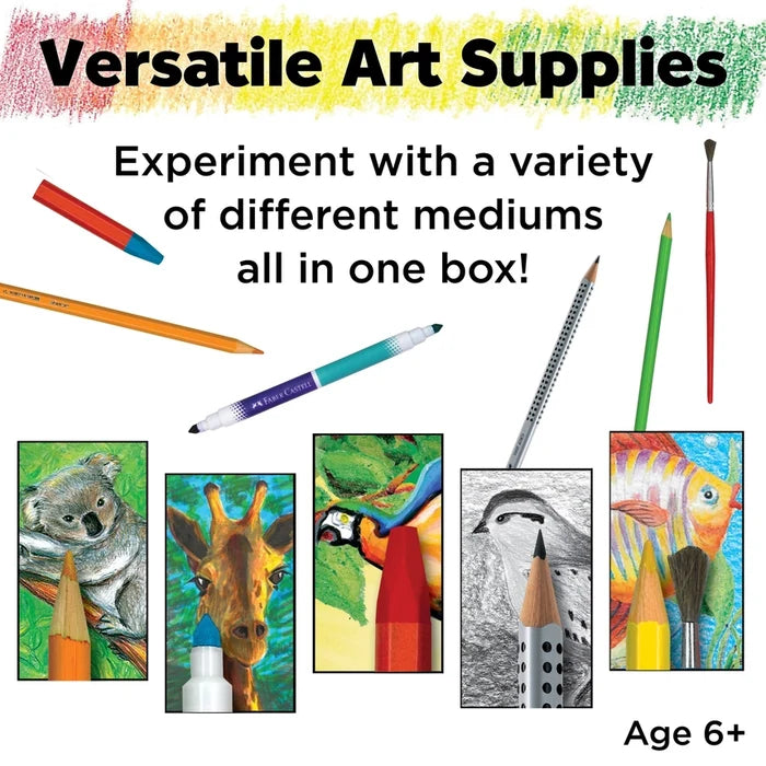 64- Piece Young Artist Essentials Art Set Gift Set