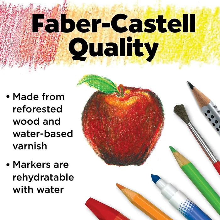 64- Piece Young Artist Essentials Art Set Gift Set