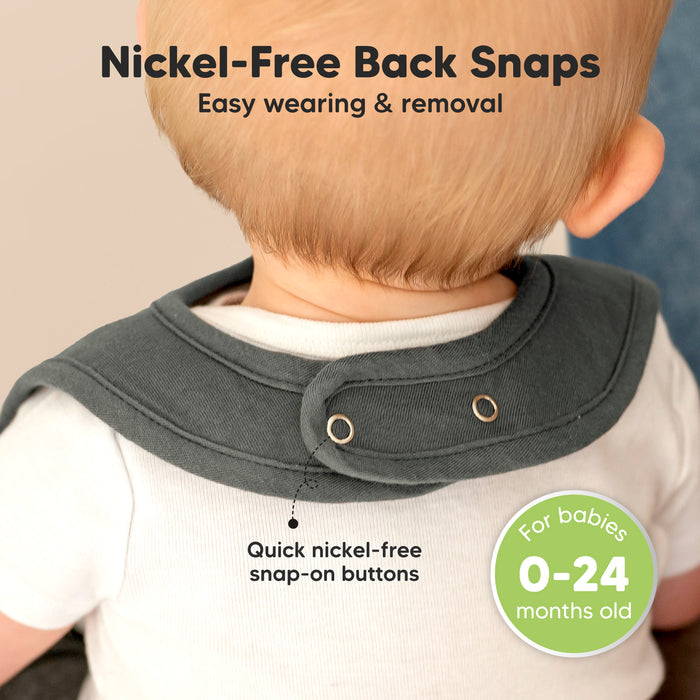 Nickel-free back snaps - easy wearing and removal (For babies 0-24 months old)