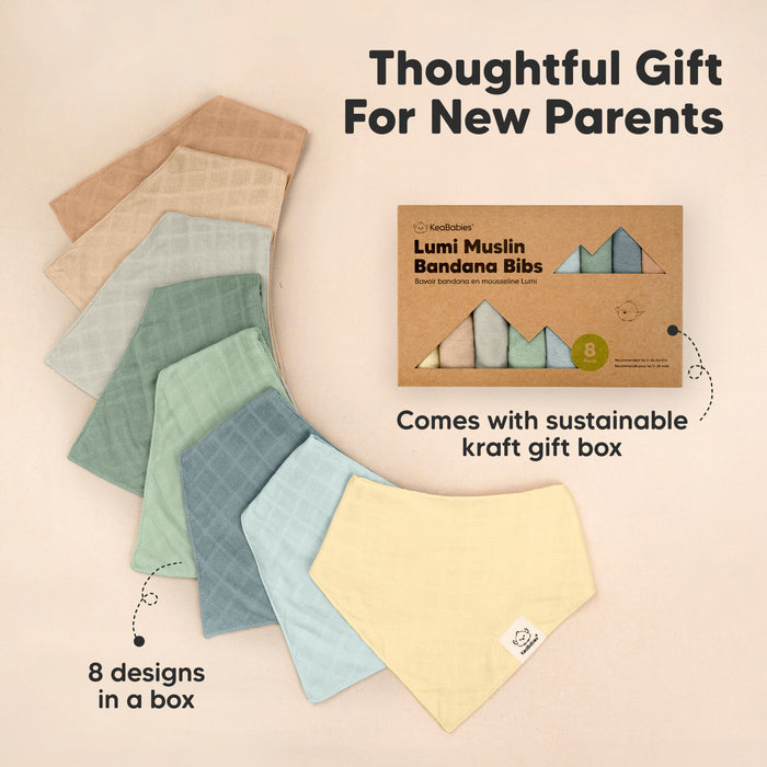 Thoughtful Gift For New Parents, comes with sustainable kraft gift box, 8 designs in box.
