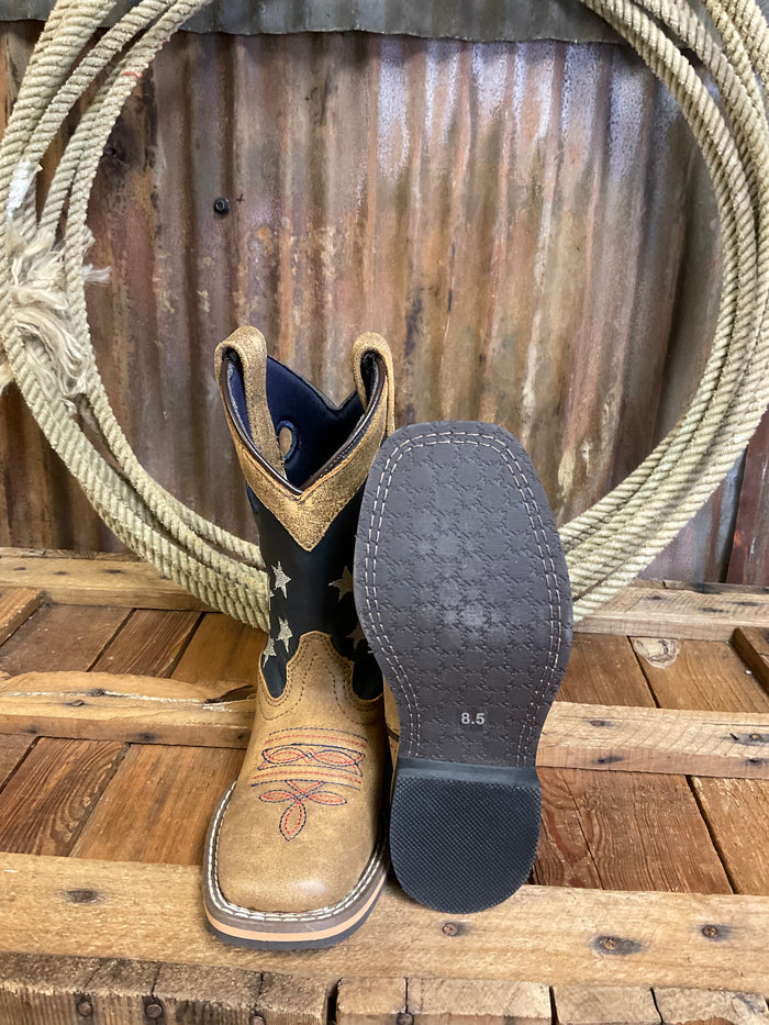 Smoky Mountain Stars and Stripes Western Boot