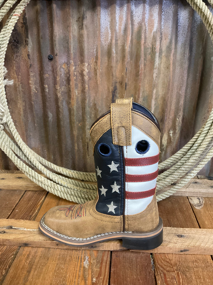 Smoky Mountain Stars and Stripes Western Boot