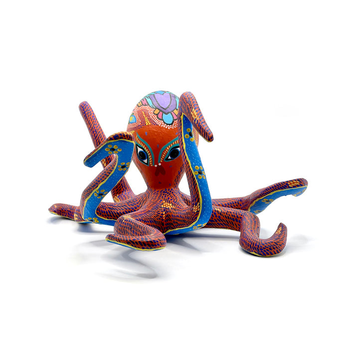 Alebrije Octopus (w 9" x h 4") / Pink