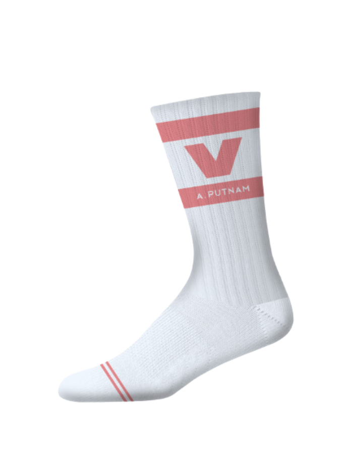 Tea Rose Crew Sock / Crew