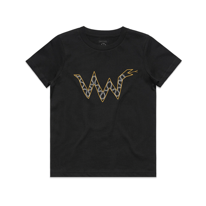 Aboriginal Art Cotton Kurraj Kids T-Shirt
