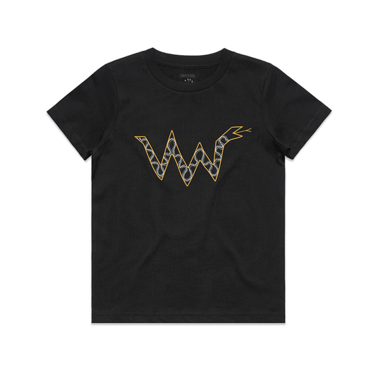 Aboriginal Art Cotton Kurraj Kids T-Shirt