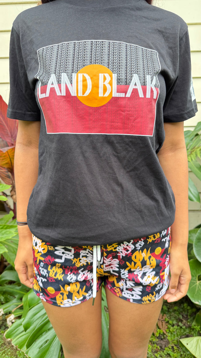 Aboriginal Art Land Blak Unisex T-Shirt