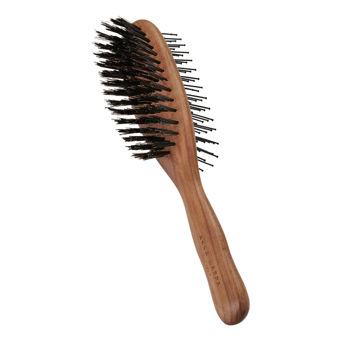 Acca Kappa Dog Brush In Walnut Wood