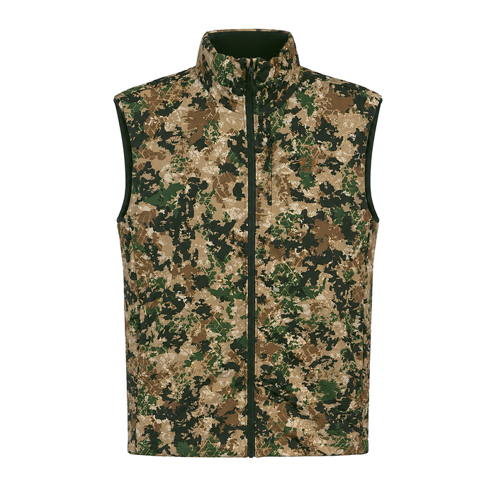 ACTIVE STRETCH CAMO VEST INSULATED