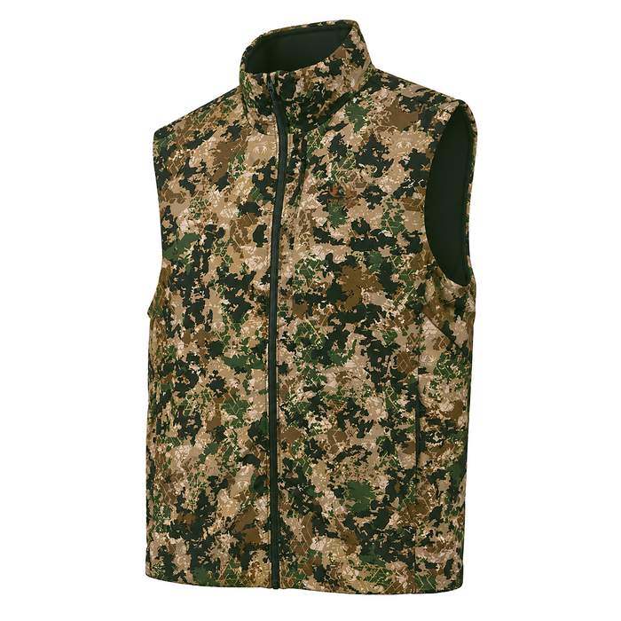 ACTIVE STRETCH CAMO VEST INSULATED