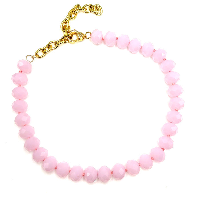 Adjustable Rondelle Short Necklace - Born To Glam